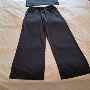 Tres Bien Pant And T-shirt Set Black Ladies Top M Pants L EUC